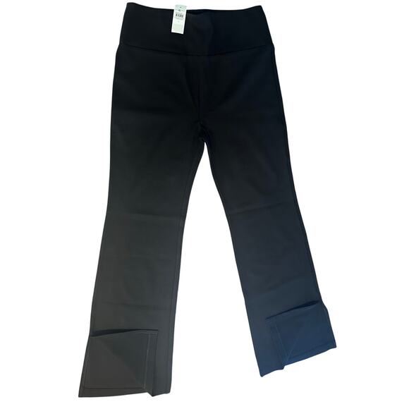 Lou & Grey For Loft Women Black Elastic Waist PullOn Stretch Knit Leggings L NWT - Picture 3 of 7